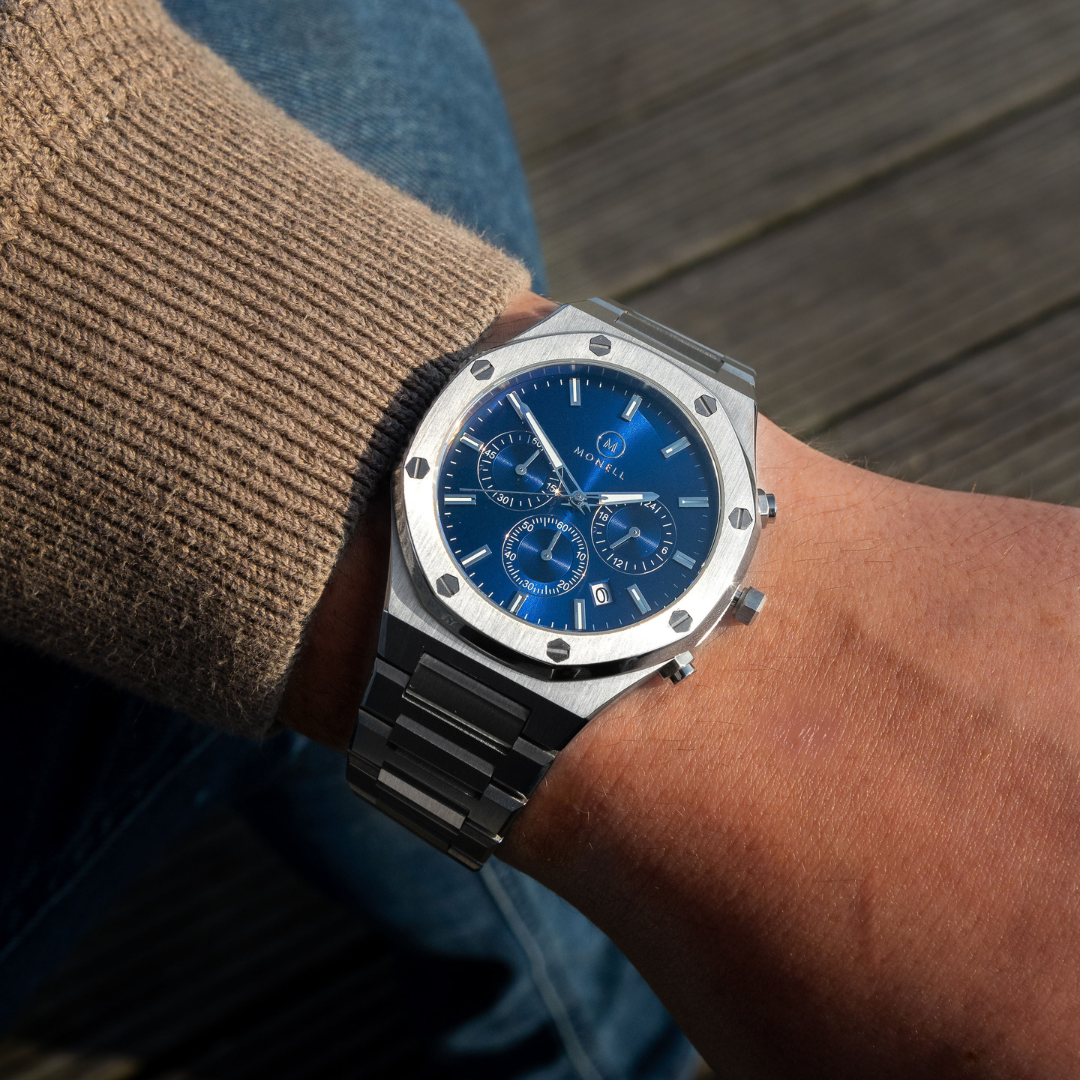 Frame of Mind - Blue Dial, Stainless Steel & Sapphire Crystal Watch ...